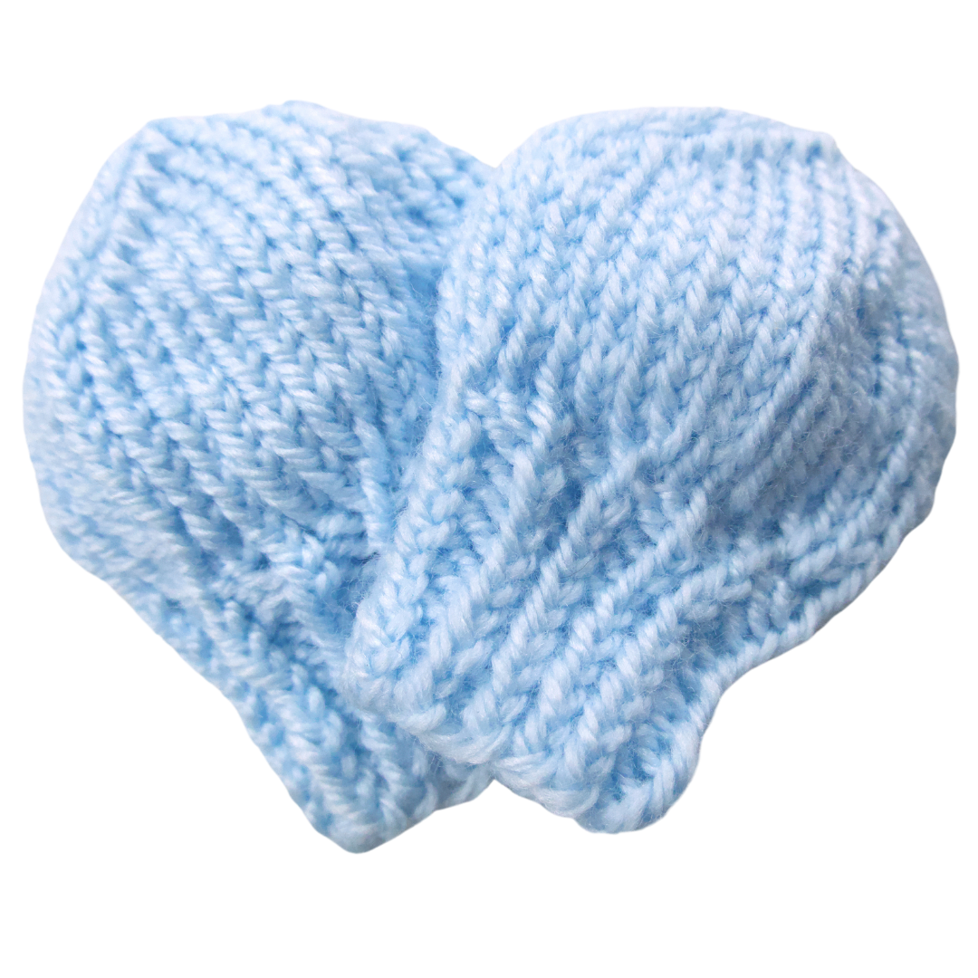 Newborn Knit Baby Mittens