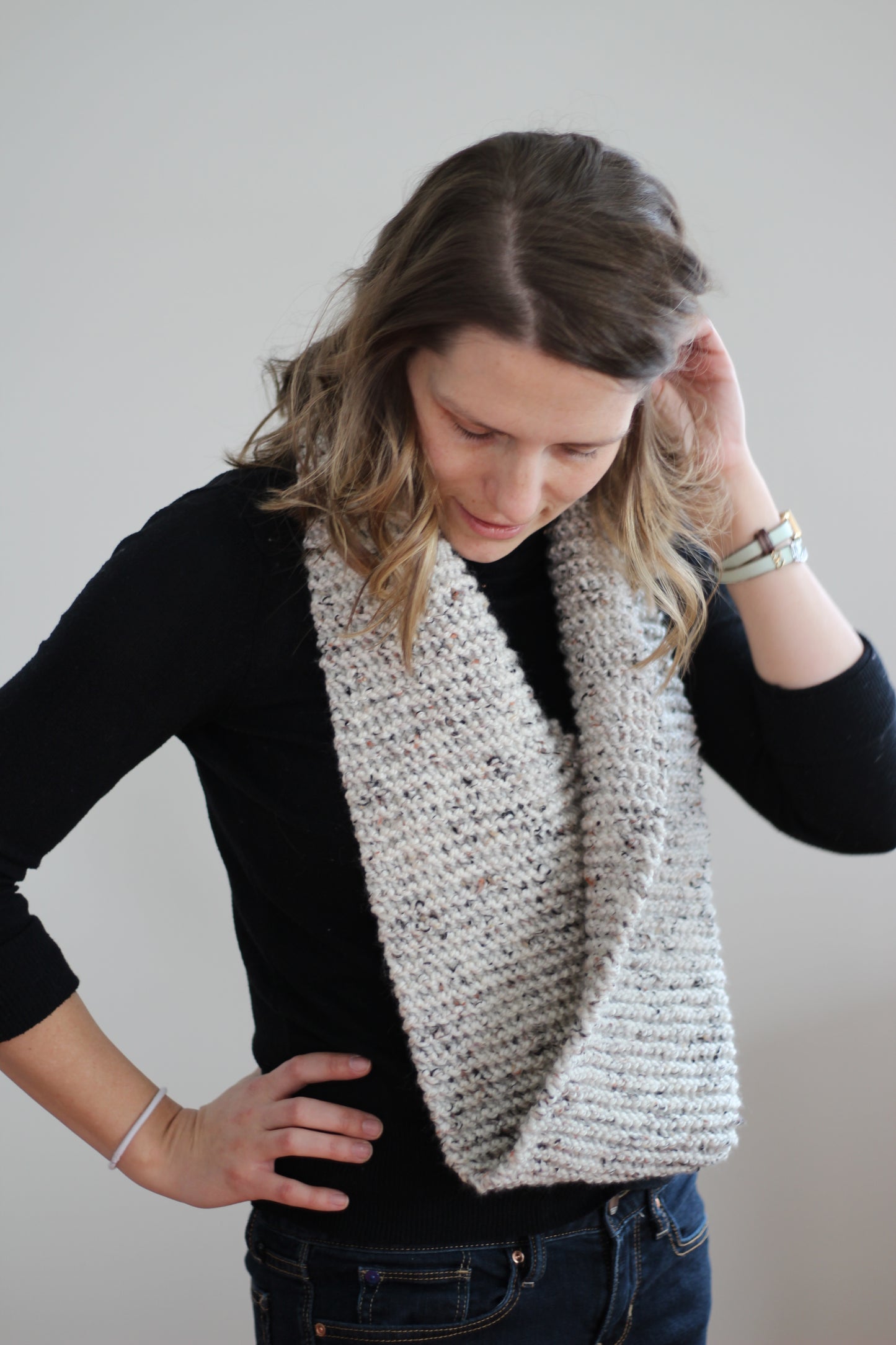 Double Wrap Chunky Knit Cowl