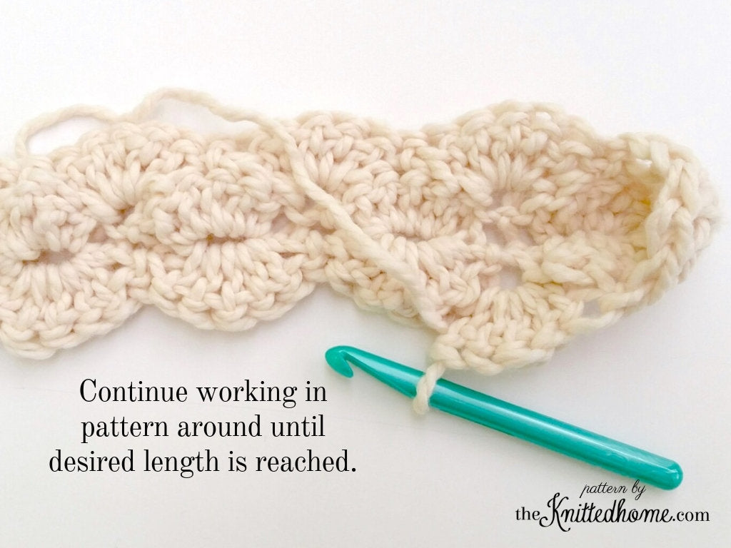 Intermediate Crochet Shell Pillow Cover Pattern