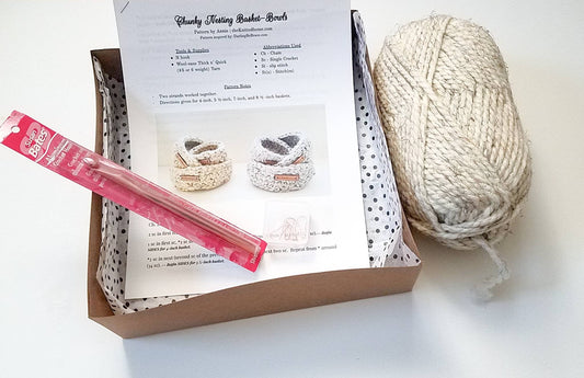 DIY Crochet Nesting Baskets Kit