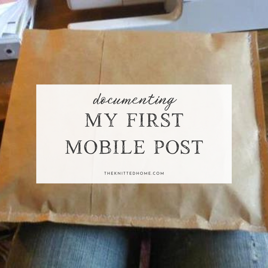 DOCUMENTING MY FIRST MOBILE POST