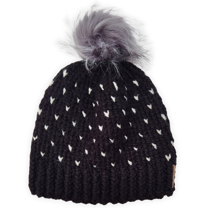 Tiny Heart Knit Beanie
