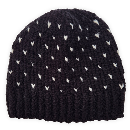 Tiny Heart Knit Beanie