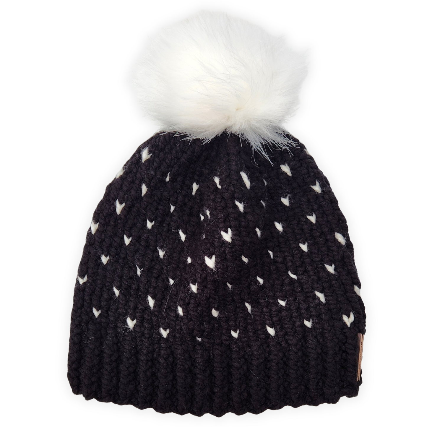 Tiny Heart Knit Beanie