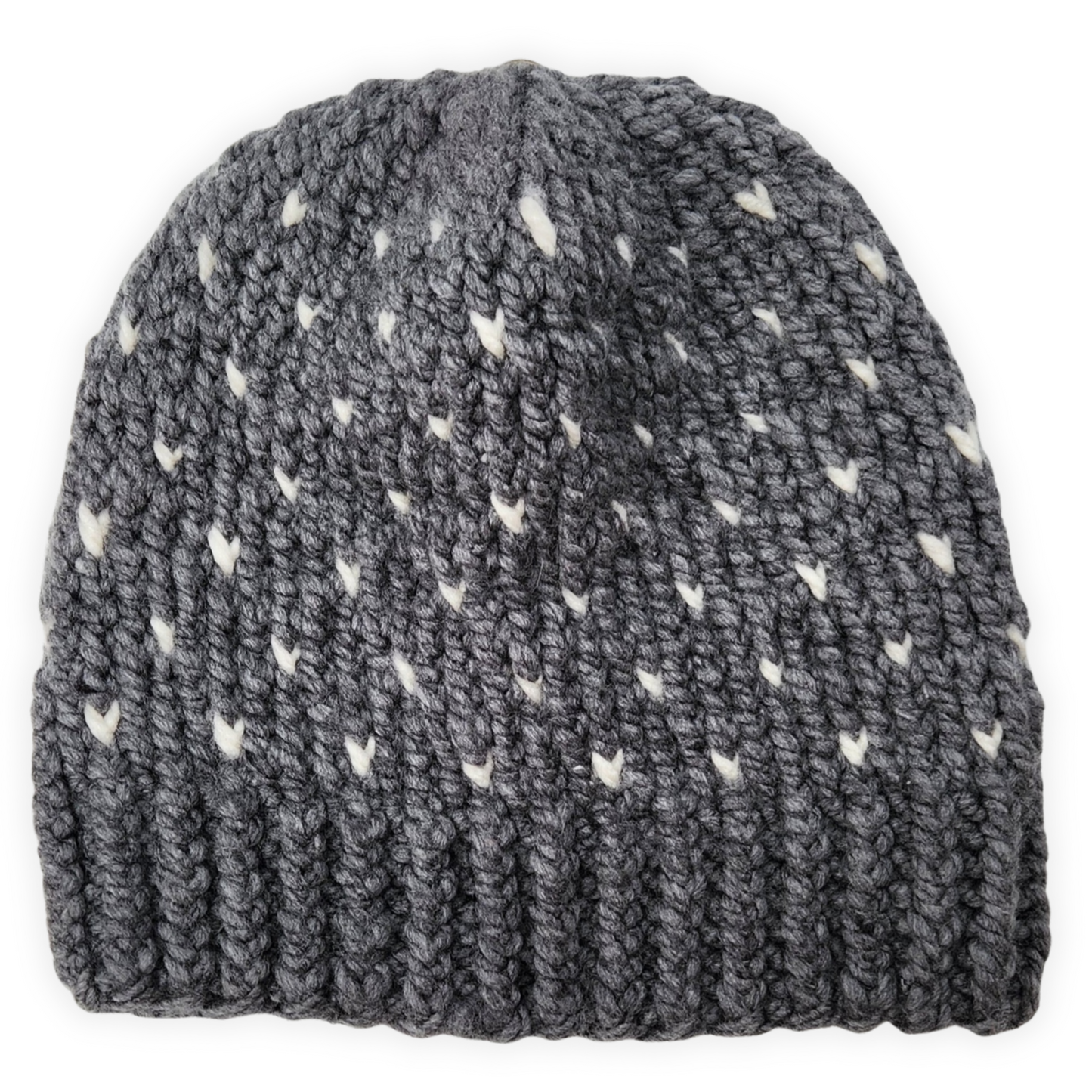 Tiny Heart Knit Beanie