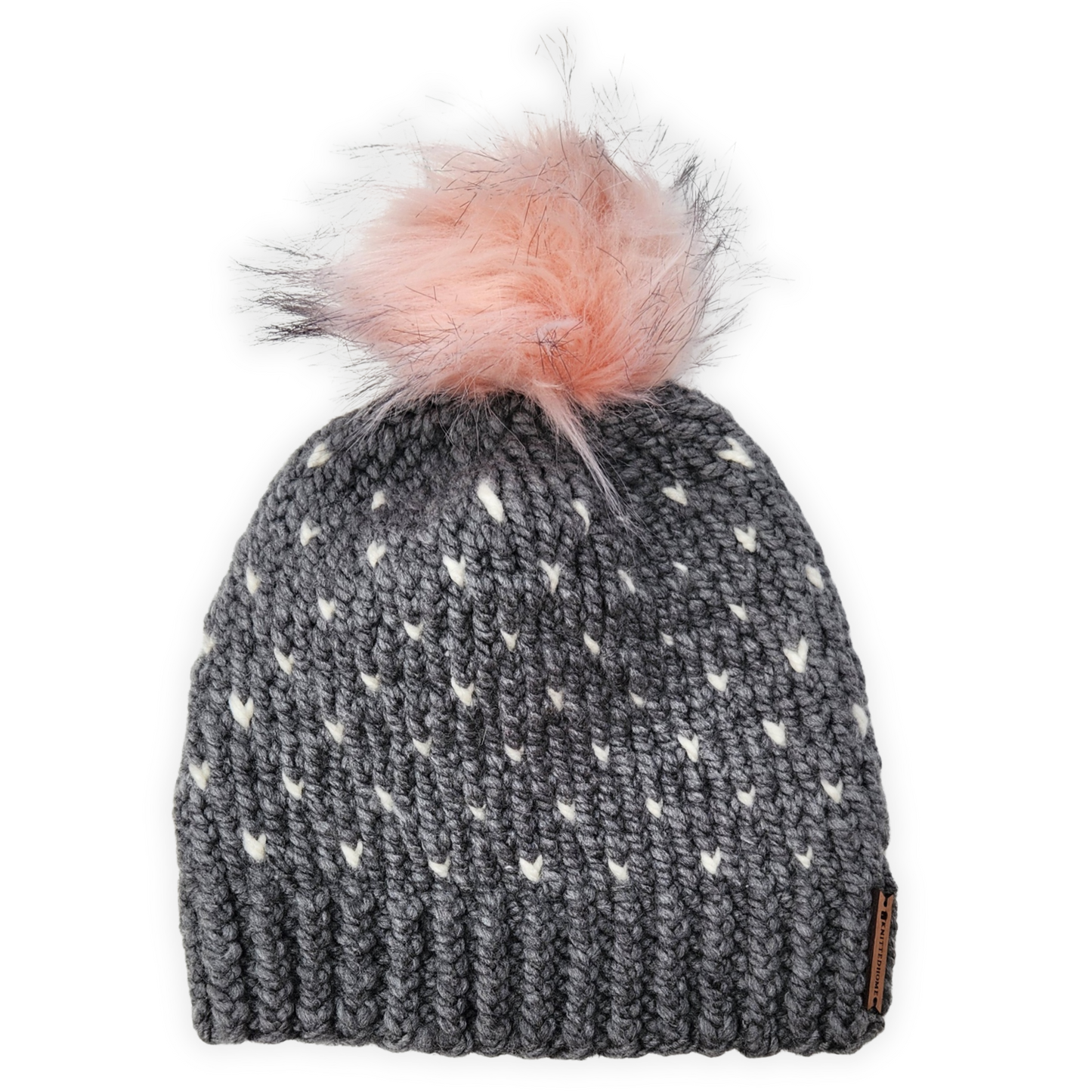 Tiny Heart Knit Beanie