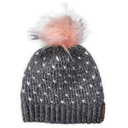 Tiny Heart Knit Beanie