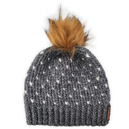 Tiny Heart Knit Beanie