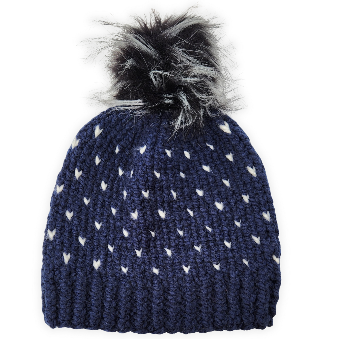 Tiny Heart Knit Beanie