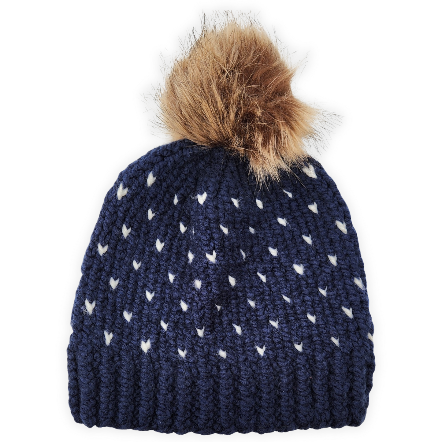 Tiny Heart Knit Beanie