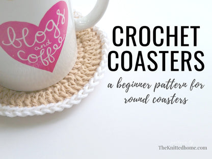 Beginner Crochet Round Coasters Pattern