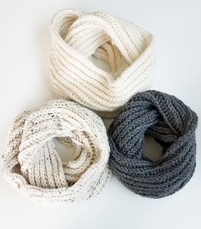 Double Wrap Chunky Knit Cowl