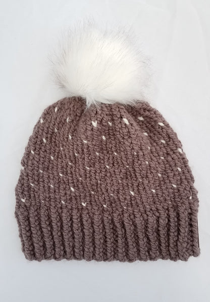 Tiny Heart Knit Beanie