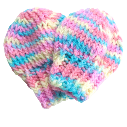 Newborn Knit Baby Mittens