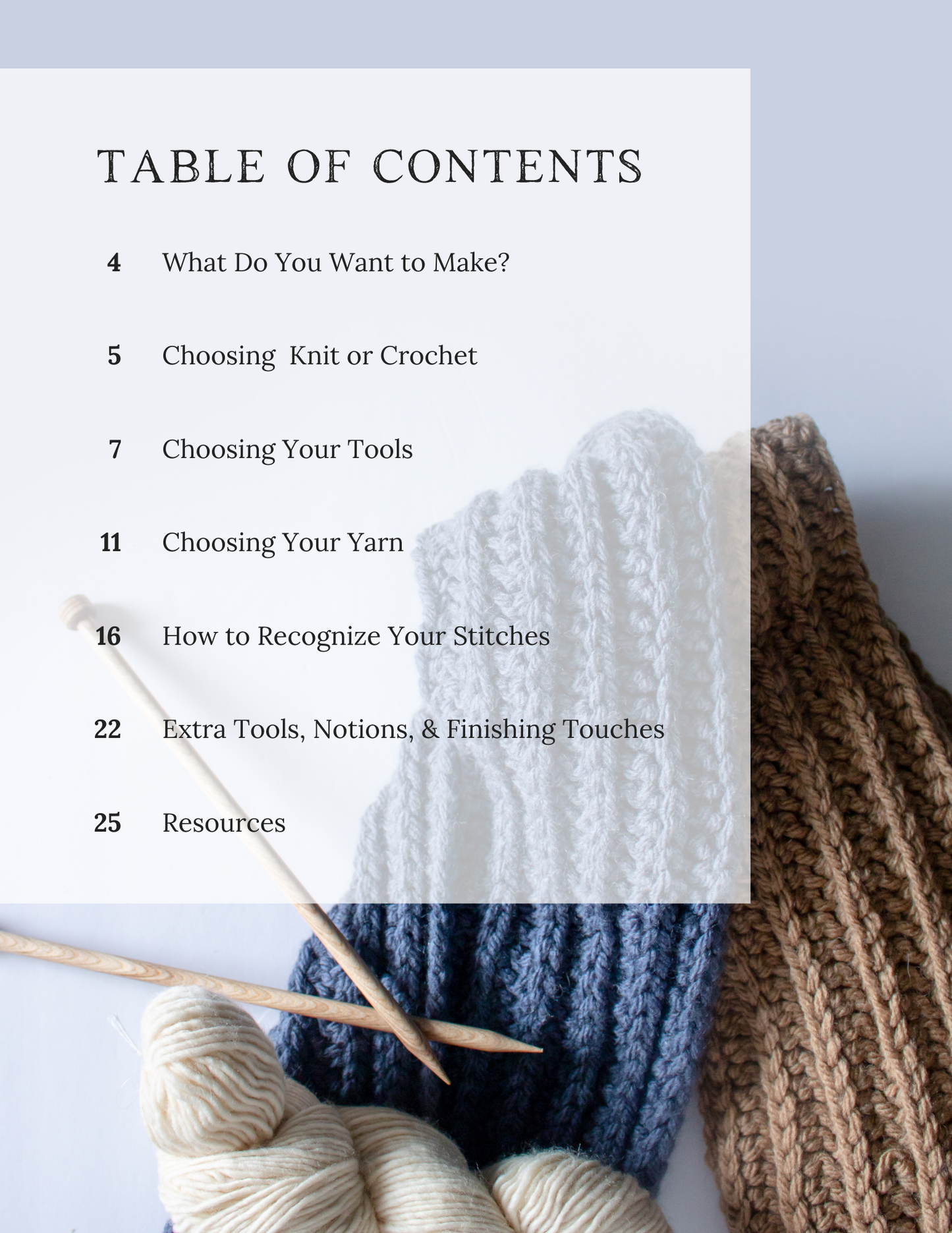 Choosing Your Tools and Supplies for Knitting and Crochet Success